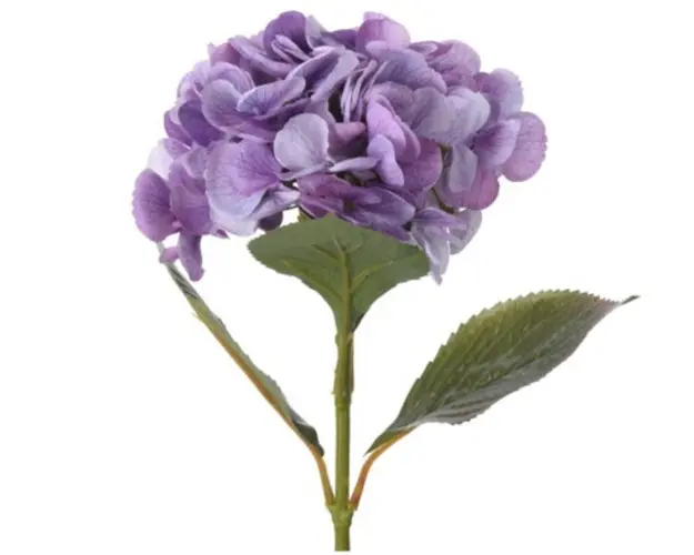 Floare artificiala Hydrangea, H65 cm, polivinil, mov