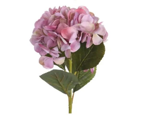 Floare artificiala Hydrangea, H65 cm, polivinil, roz
