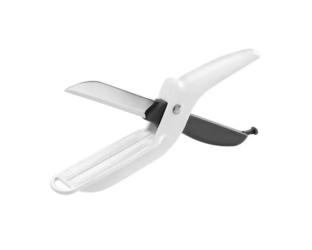 Foarfeca bucatarie Universal, Metaltex, inox/plastic, alb