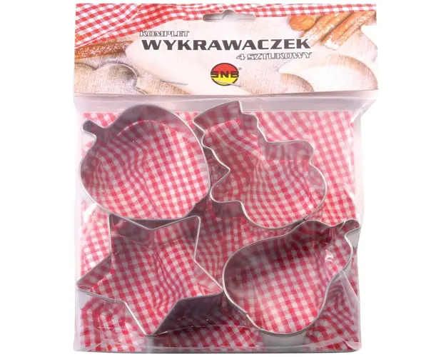 Forma fursecuri 4 piese, Winter V1, Snb, modele asortate, aluminiu