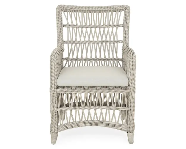 Fotoliu dining Mackinac, 62x65x92 cm, aluminiu, gri