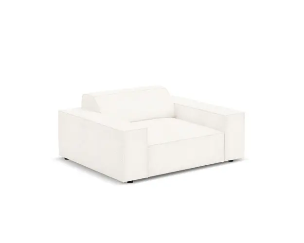 Fotoliu, Jodie, Micadoni Home, BL, 124x102x70 cm, poliester Boucle, bej