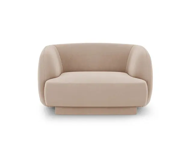 Fotoliu, Miley, Micadoni Home, BL, 109x85x74 cm, catifea, cappuccino