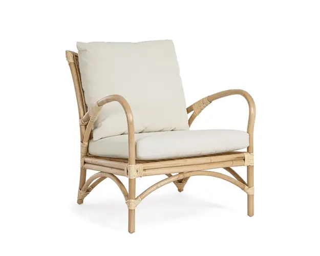 Fotoliu pentru gradina/terasa Alicante, Bizzotto, 62 x 82 x 73 cm, ratan/policoton/in, natural