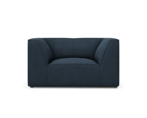 Fotoliu, Ruby, Micadoni Home, BL, 120x93x69 cm, poliester, albastru navy