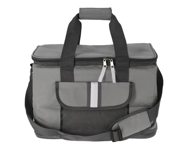 Geanta frigorifica XQmax 18 L, 36x22x24.5 cm, poliester 600D, gri