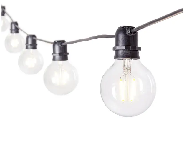 Ghirlanda de gradina cu 10 LED-uri Brillant, Bizzotto, 8.4 metri, 10 x E27, IP44