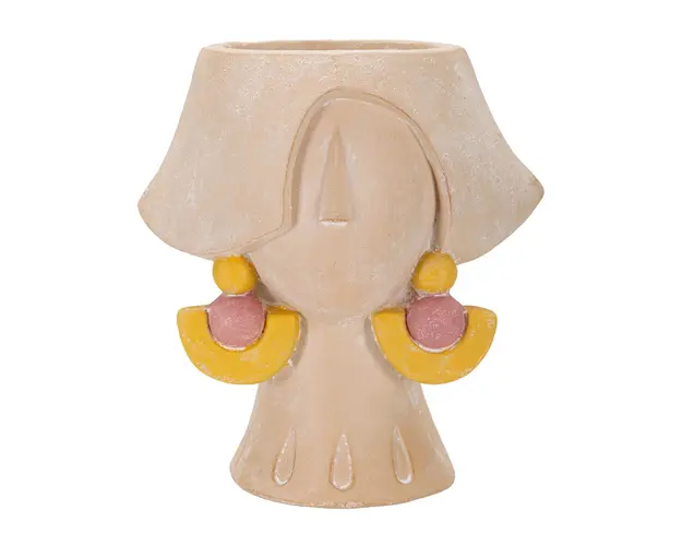 Ghiveci, Elegant -B, Mauro Ferretti, 24.5 x 20.5 x 26 cm, polirasina, multicolor