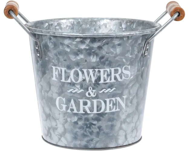 Ghiveci Flowers Garden, 19x24 cm, metal