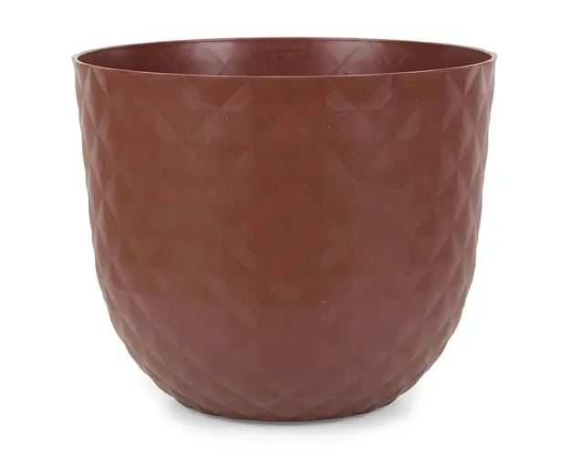 Ghiveci Havana, 50x41.5 cm, polipropilena, caramiziu