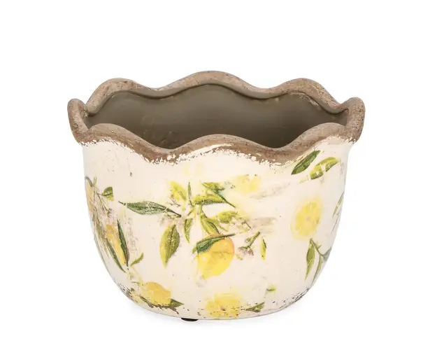 Ghiveci Sorrento Round, Bizzotto, 17x11 cm, portelan, multicolor