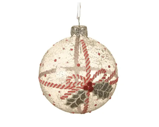 Glob Gift, Decoris, Ø8 cm, sticla, multicolor