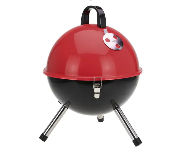 Gratar BBq Ball, Ø31 cm, metal, rosu/negru