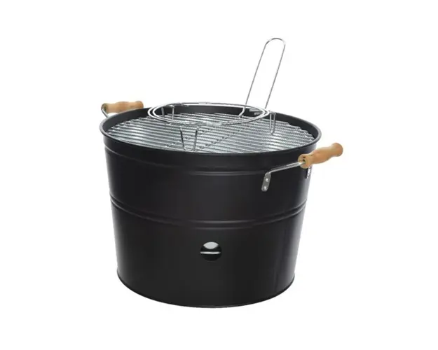 Gratar BBQ, Decoris, 33x40x24 cm, metal, negru