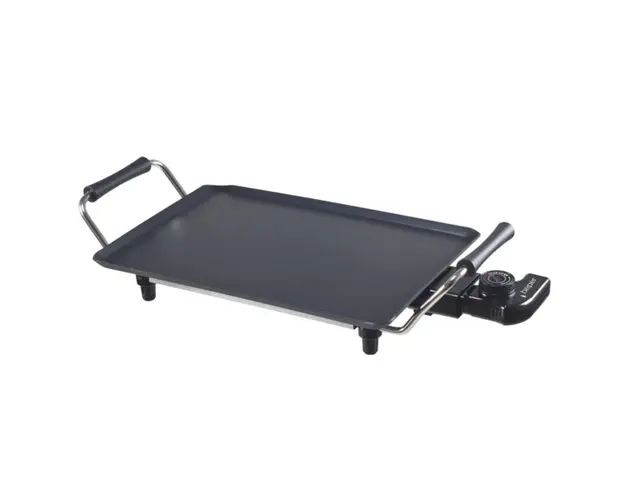 Grill electric teppanyaki XXL 90.386, Beper, 1800 W, 23.5 x 70 cm, aluminiu/teflon