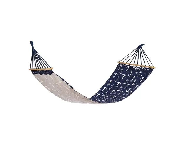 Hamac Anchor cu bare de lemn, 200x80 cm, Heinner