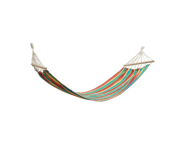 Hamac Blue&amp;Red, Heinner, 200x100 cm, policoton, albastru/rosu