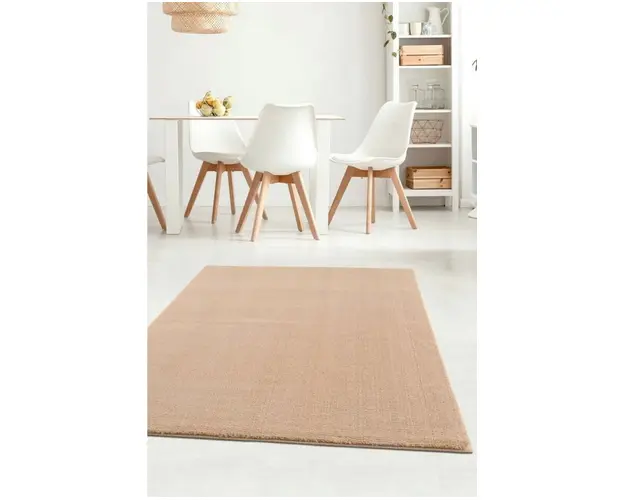 Covor de hol, HMFPUFY-2 DİK, 80x150 cm, Poliester, Crem