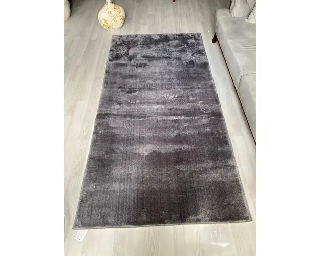 Covor de hol, HMFPUFY-4 DİK, 100x150 cm, Poliester, Antracit