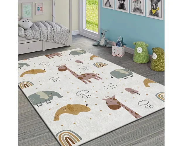 Covor, HMI KDC-106, 100x180 cm, Poliester, Multicolor