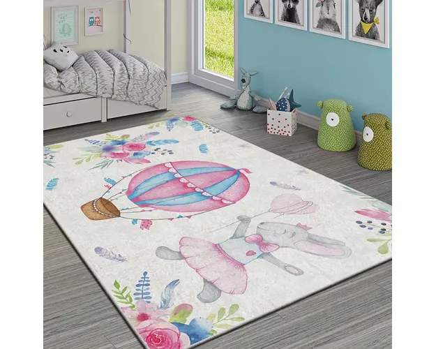 Covor, HMI KDC-34, 100x140 cm, Poliester, Multicolor