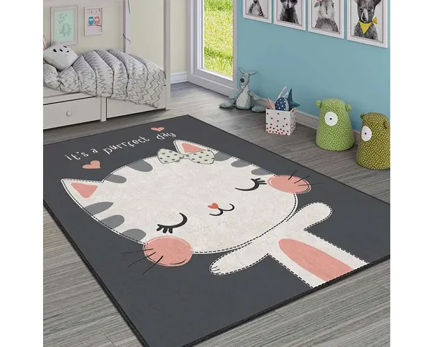 Covor, HMI KDC-65, 100x140 cm, Poliester, Multicolor