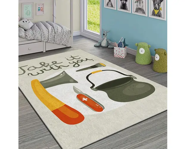 Covor, HMI KDC-80, 100x140 cm, Poliester, Multicolor