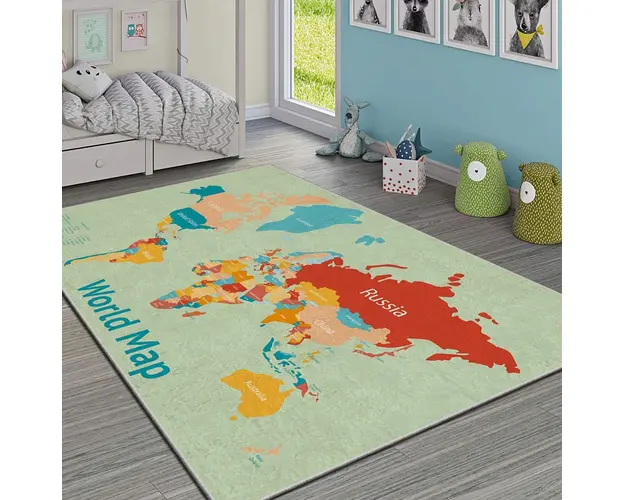 Covor, HMI KDC-87, 100x140 cm, Poliester, Multicolor