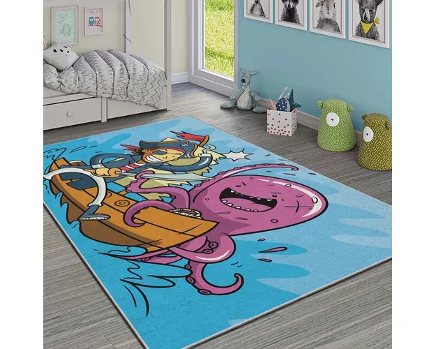 Covor, HMI KDC-88, 100x140 cm, Poliester, Multicolor