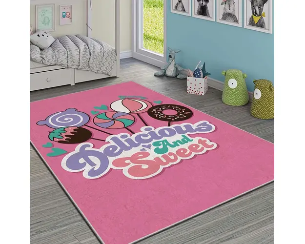 Covor, HMI KDC-99, 100x180 cm, Poliester, Multicolor