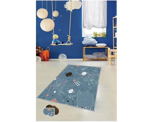 Covor de hol, HMNT145, 100x150 cm, Poliester, Multicolor