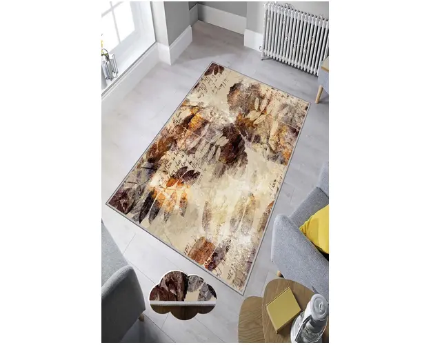 Covor de hol, HMNT153, 80x200 cm, Poliester, Multicolor