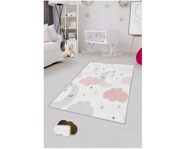 Covor de hol, HMNT184, 100x200 cm, Poliester, Multicolor