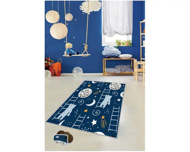 Covor, HMNT192, 140x220 cm, Poliester, Multicolor