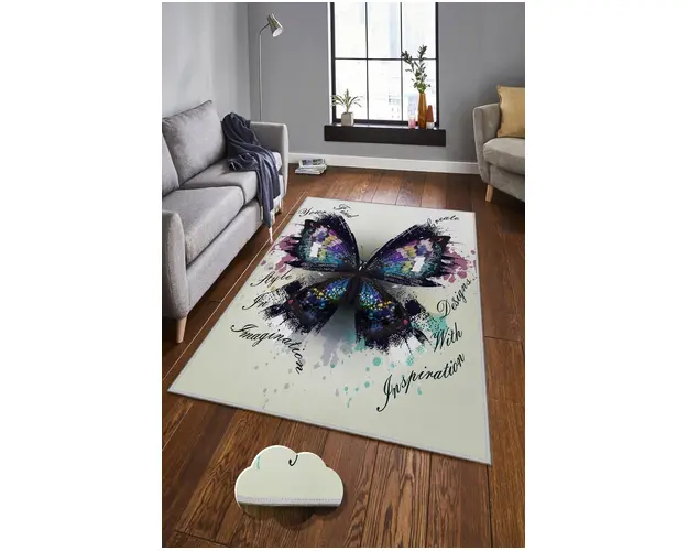 Covor, HMNT269, 160x230 cm, Poliester, Multicolor