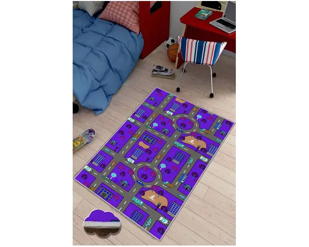 Covor, HMNT457, 140x220 cm, Poliester, Multicolor