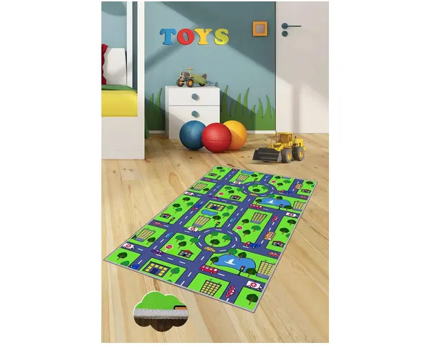 Covor, HMNT458, 160x230 cm, Poliester, Multicolor