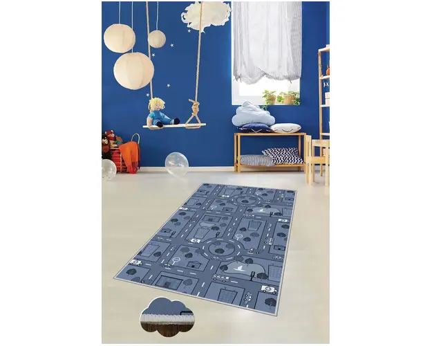 Covor, HMNT459, 140x220 cm, Poliester, Multicolor