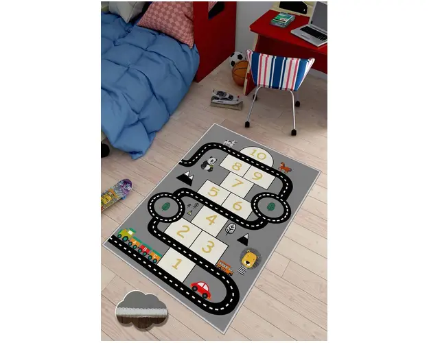 Covor, HMNT474, 140x220 cm, Poliester, Multicolor