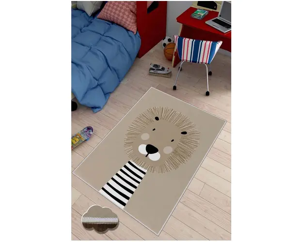 Covor de hol, HMNT490, 100x150 cm, Poliester, Multicolor