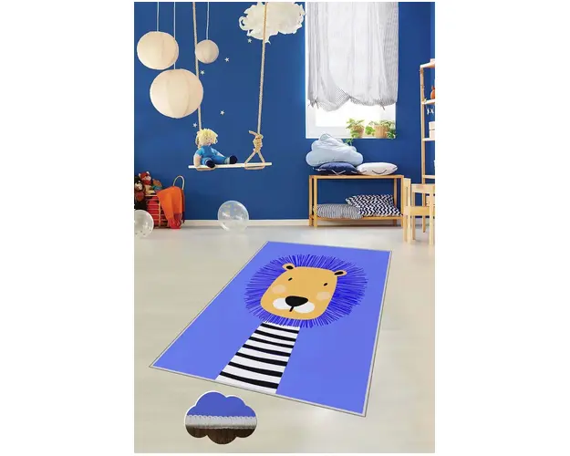 Covor de hol, HMNT492, 80x200 cm, Poliester, Multicolor