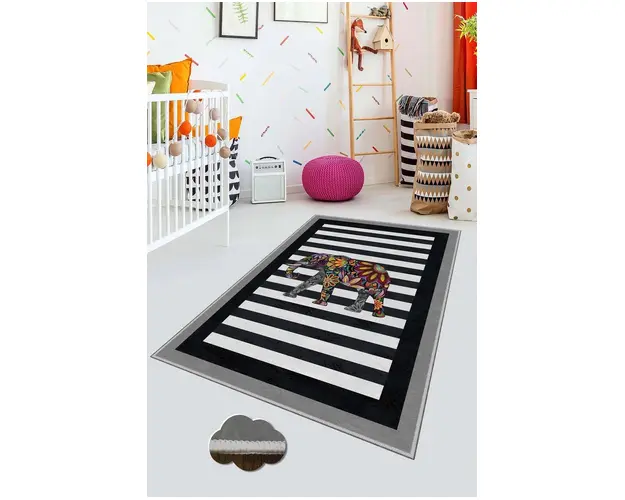 Covor, HMNT495, 160x230 cm, Poliester, Multicolor