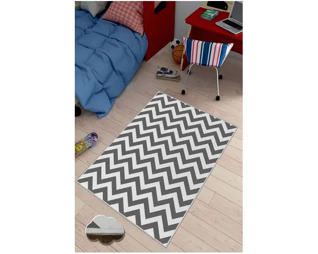 Covor de hol, HMNT498, 100x150 cm, Poliester, Multicolor