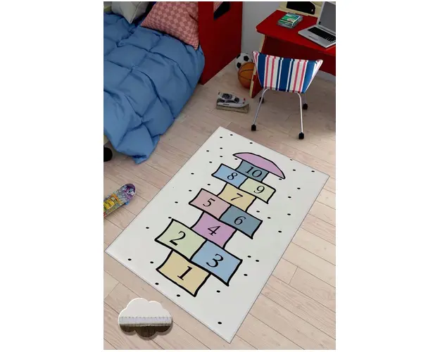 Covor de hol, HMNT508, 100x150 cm, Poliester, Multicolor