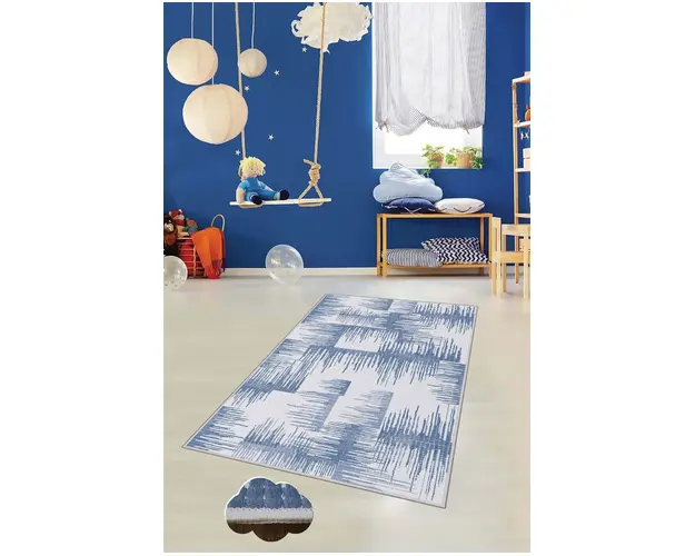 Covor de hol, HMNT528, 100x150 cm, Poliester, Multicolor