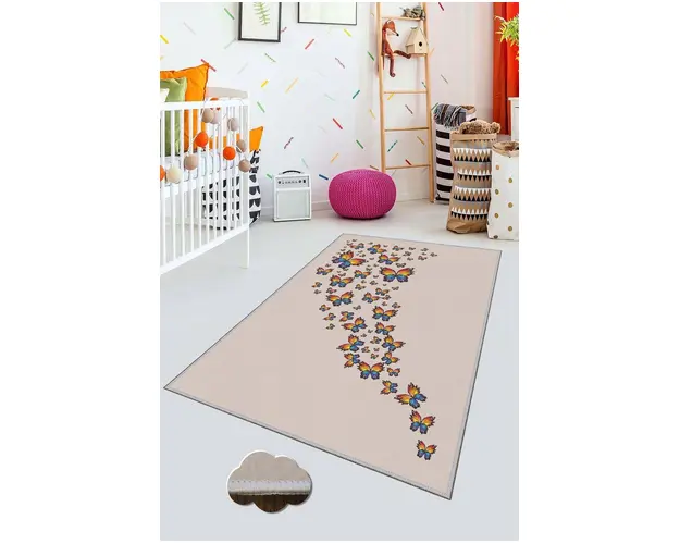 Covor de hol, HMNT532, 80x200 cm, Poliester, Multicolor