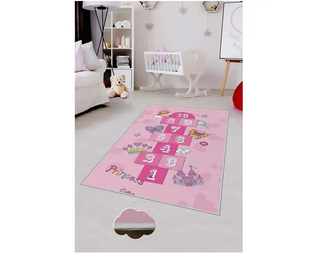 Covor de hol, HMNT533, 80x200 cm, Poliester, Multicolor