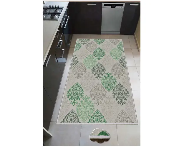 Covor de hol, HMNT548, 80x200 cm, Poliester, Multicolor