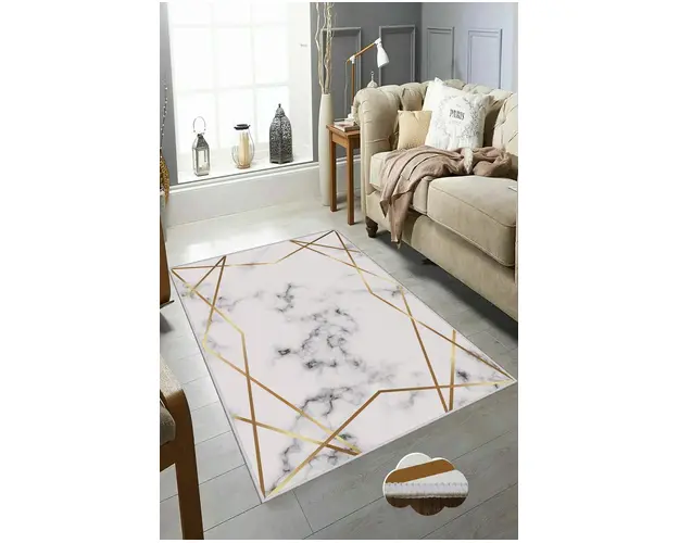 Covor de hol, HMNT608, 100x150 cm, Poliester, Multicolor