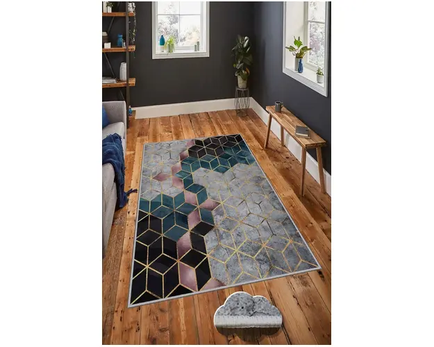 Covor, HMNT774, 140x220 cm, Poliester, Multicolor